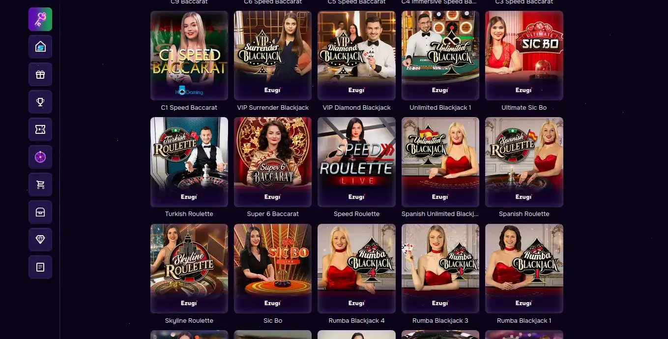 Интерфейс личного кабинета Cat Casino с отображением баланса и бонусов